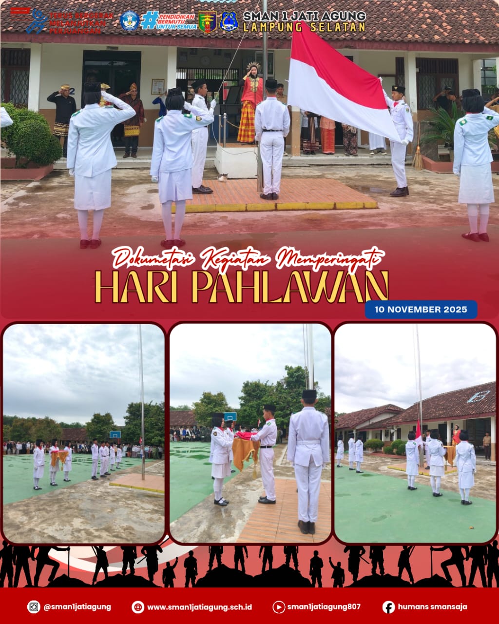 Upacara Memperingati Hari Pahlawan 10 November 2025