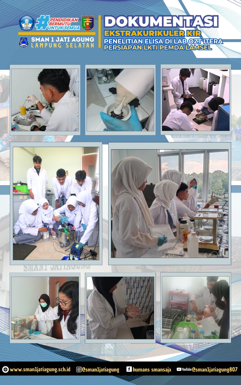 Penelitian Ekstrakurikuler KIR untuk Persiapan LKTI Pemda Lamsel